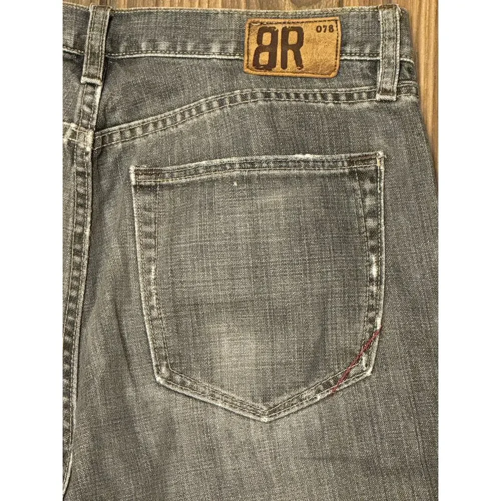 Vintage Banana Republic Relaxed Fit Jeans Mens 34x32 Gray 100% Cotton READ